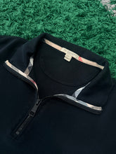 Load image into Gallery viewer, Burberry - Quarter Zip - Black - Size XL - Preowned
