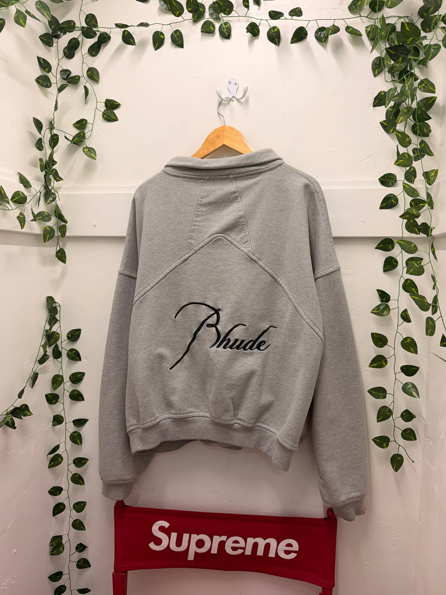 Rhude - Classique Quarter Zip - Heather Grey