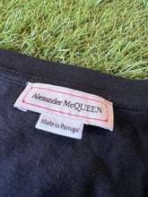 Load image into Gallery viewer, Alexander McQueen Logo Patch Black Tee Size Large
