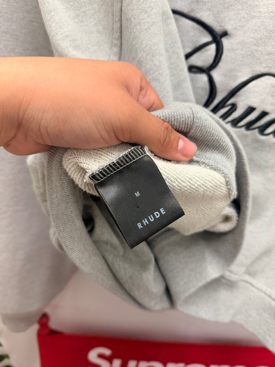 Rhude - Classique Quarter Zip - Heather Grey