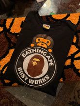 Load image into Gallery viewer, Bape - Busy Works Peeking Milo T-Shirt - Size Large -
