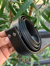 Load image into Gallery viewer, Chrome Hearts Black Leather Belt - Size 38 - PreOwned - (Available in Store)
