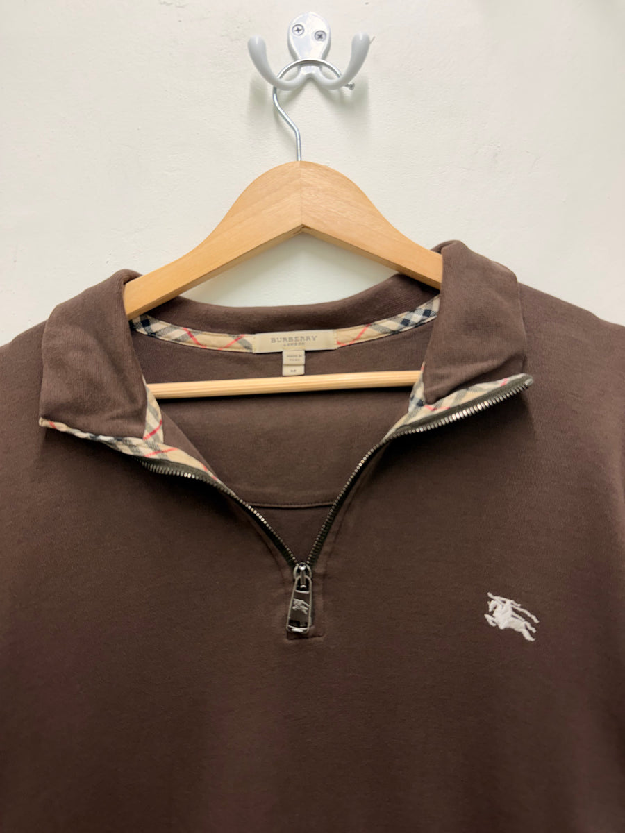 Burberry - Quarter Zip - Chocolate