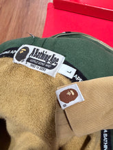 Load image into Gallery viewer, BAPE Double Shark Full Zip Hoodie – Green Camo – Size Large – PreOwned
