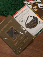 Load image into Gallery viewer, BAPE - 2008 Winter Collection Magazine + Camo Shoulder Bag Set - One Size - Brand New
