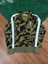 Load image into Gallery viewer, BAPE - Green Camo Ape Head WGM Track Jacket - Medium - PreOwned
