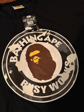 Load image into Gallery viewer, BAPE Busy Works Glow In Dark Tee – Black – Large – Brand New
