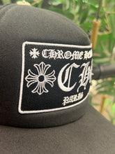 Load image into Gallery viewer, Chrome Hearts CH Paris Trucker Hat – Black – PreOwned
