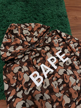 Load image into Gallery viewer, BAPE - Brown Camo Pullover Hoodie Size Large - Brand New
