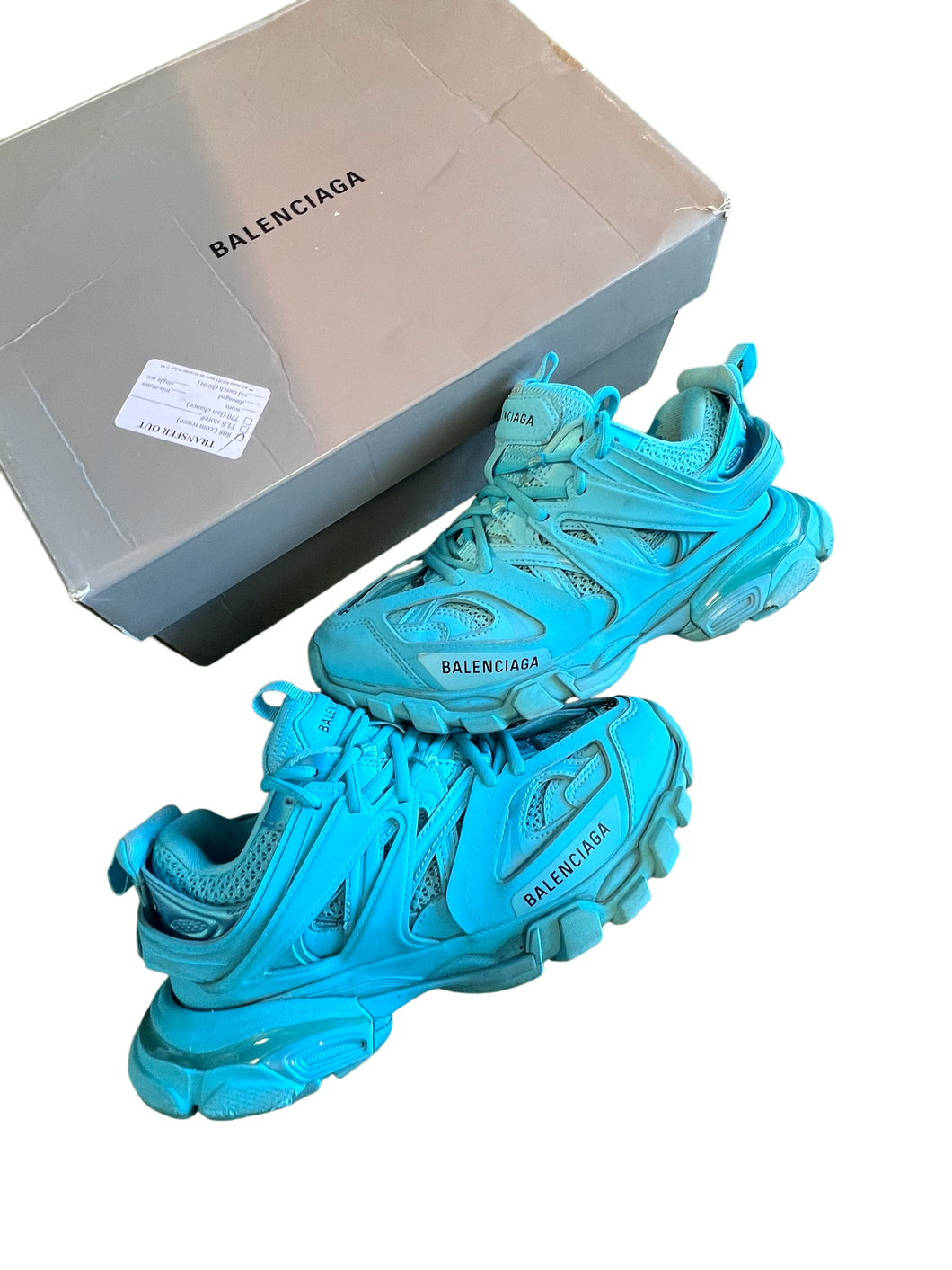 Balenciaga Track Sneakers Aqua Blue 7.5M/9W
