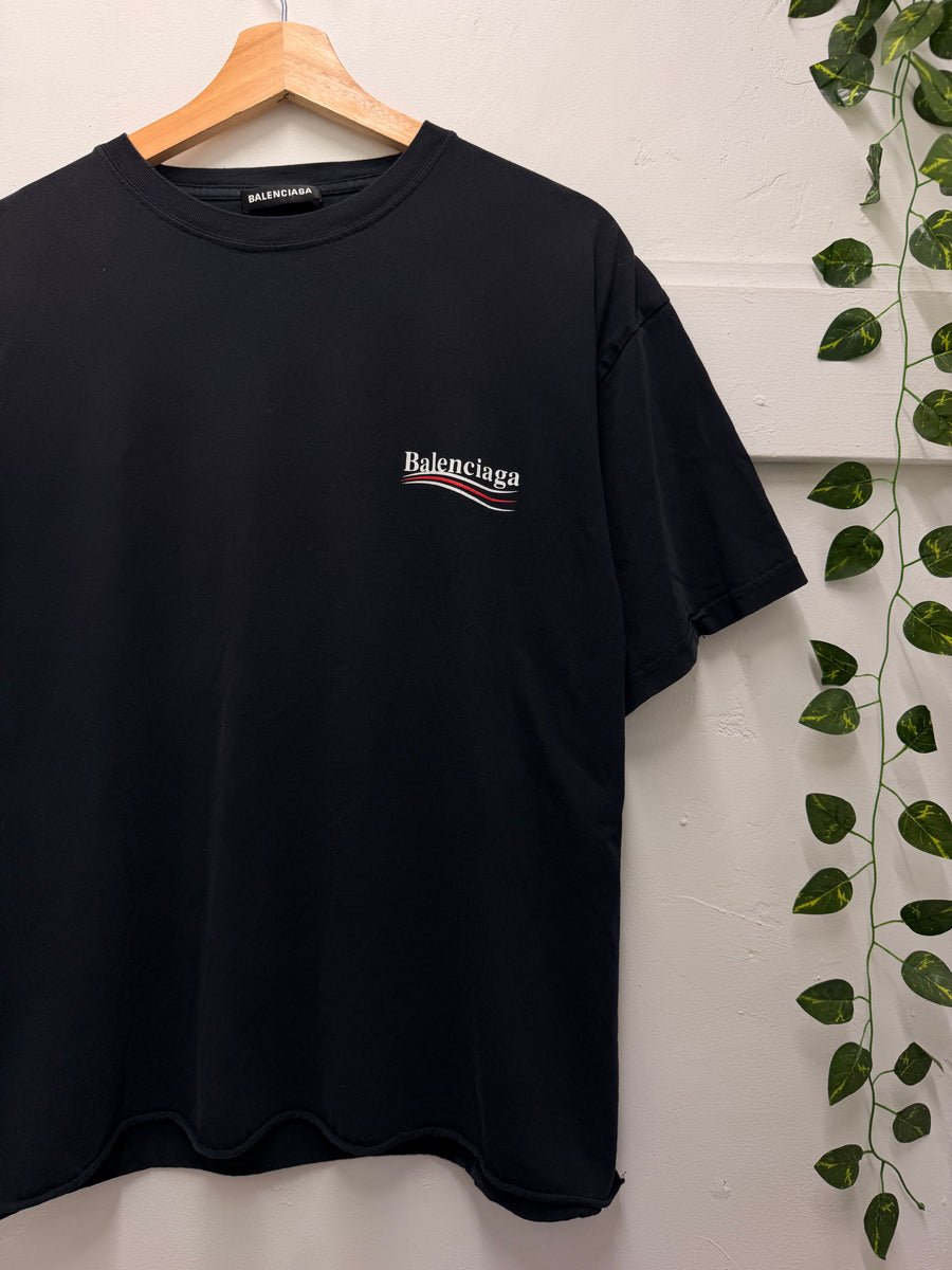 Balenciaga - Political Campaign Tee - Black