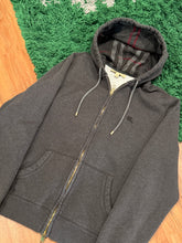 Load image into Gallery viewer, Burberry Zip Hoodie - Charcoal - Size XL - Preowned
