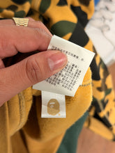 Load image into Gallery viewer, BAPE - Yellow Camo Shark Full Zip Hoodie Large
