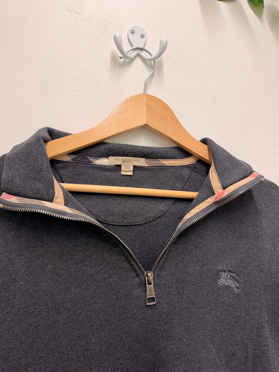 Burberry - Quarter Zip - Charcoal