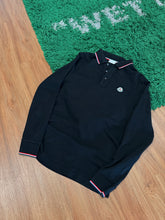 Load image into Gallery viewer, Moncler Long Sleeve Polo - Black - Size S - Preowned
