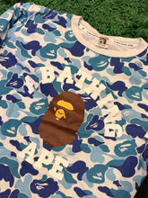 Load image into Gallery viewer, BAPE - Blue Camo - Long Sleeve Tee – Kids 160 – Pre-Owned
