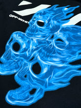 Load image into Gallery viewer, Off-White - Black Blue Ghost Crewneck - Medium - Retail $595
