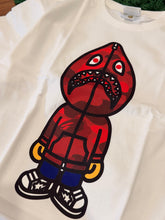 Load image into Gallery viewer, BAPE - White Baby Milo Shark Tee Large - Brand New -
