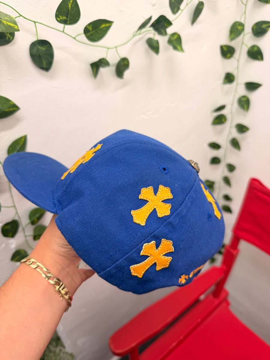 Chrome Hearts - CH Cross Trucker - Blue/Gold