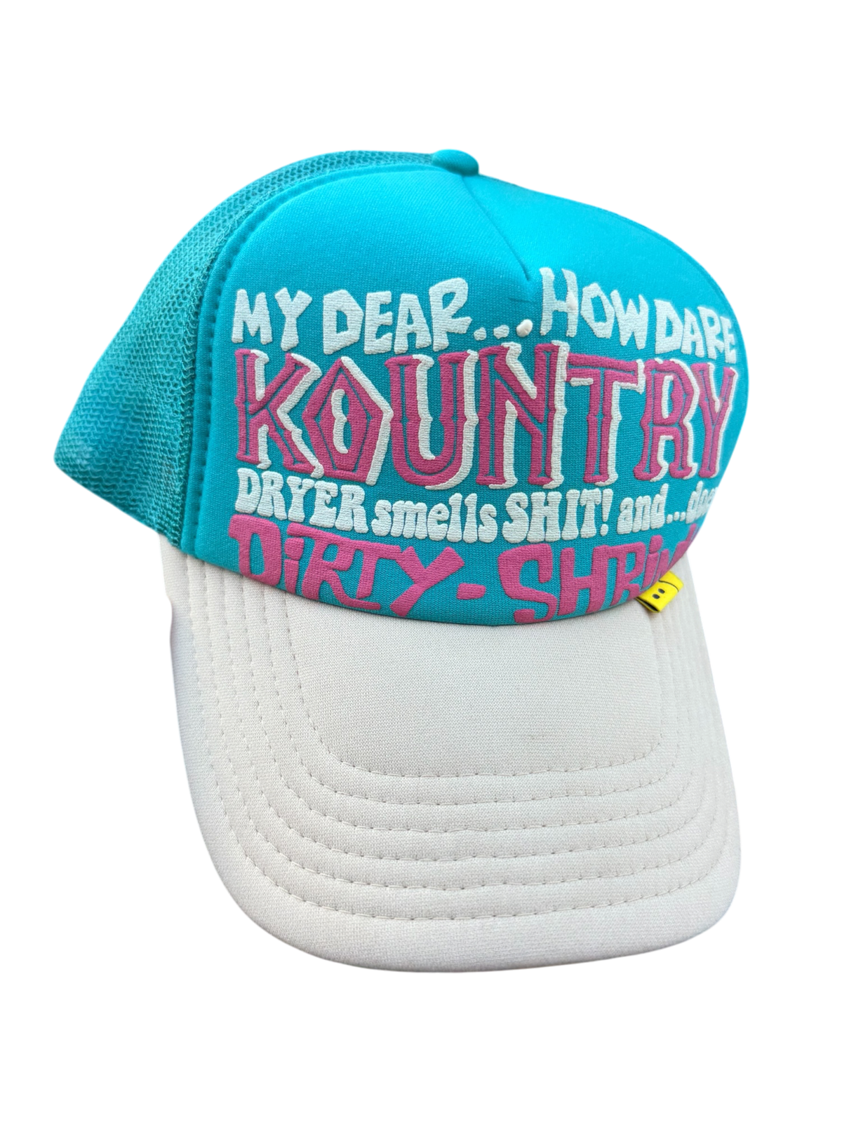 Kapital - Kountry Dirty Shrink Trucker - Teal Beige - OS -