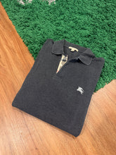 Load image into Gallery viewer, Burberry - Polo - Charcoal Grey - Size M - Preowned
