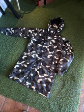Load image into Gallery viewer, BAPE 1st Camo Long Parka Jacket – Black/White/Gray Size M
