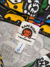 Load image into Gallery viewer, BAPE - Baby Milo All Over Print Kids Hoodie - Size 110 - PreOwned (Retail: ~$120)
