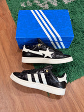 Load image into Gallery viewer, BAPE x adidas - Campus 80s Black Sneaker Size 9.5M - PreOwned
