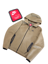 Load image into Gallery viewer, Nike - Olive Tech Fleece Full Zip Hoodie Large
