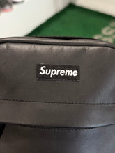 Load image into Gallery viewer, Supreme - Black Leather Shoulder Bag
