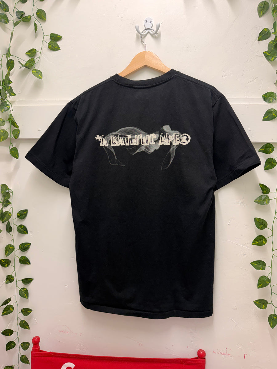 BAPE - Coil Ape Head Tee - Black