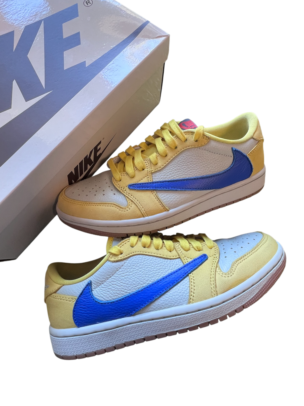 Jordan 1 Low OG Travis Scott “Canary” Size 7W