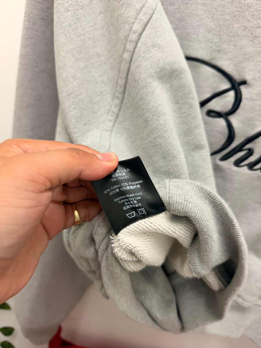 Rhude - Classique Quarter Zip - Heather Grey