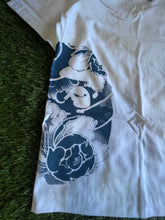 Load image into Gallery viewer, Bape Blue Floral Ape Head Side Print Tee Size 3XL
