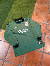 Load image into Gallery viewer, Liverpool FC Reebok Vintage 90s Goalkeeper Jersey – Size Large
