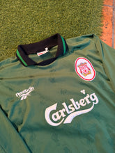 Load image into Gallery viewer, Liverpool FC Reebok Vintage 90s Goalkeeper Jersey – Size Large
