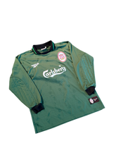 Load image into Gallery viewer, Liverpool FC Reebok Vintage 90s Goalkeeper Jersey – Size Large
