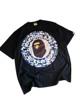 Load image into Gallery viewer, Bape Busy Works Blue Camo Tee Size 3XL
