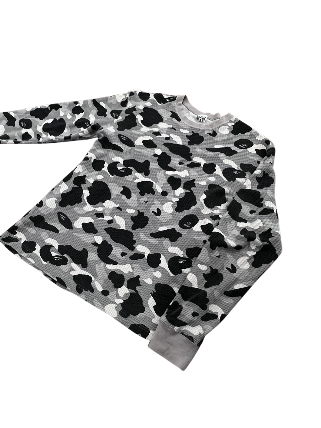 BAPE Vintage Camo Thermal Long Sleeve (Size Large)