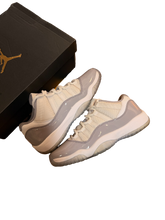 Load image into Gallery viewer, Jordan 11 Retro Low (GS) “White/Medium Grey” – Size 7Y/8.5W
