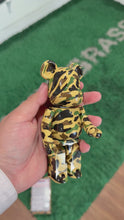 Load and play video in Gallery viewer, BAPE PLAY x BE@RBRICK Yellow Camo 200% Figure - New
